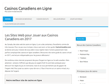 Tablet Screenshot of casinocanadien.com